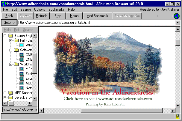 32bit Web Browser screen shot