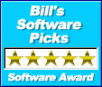 Bill's Software Picks Awarded ElectraSoft Five Stars