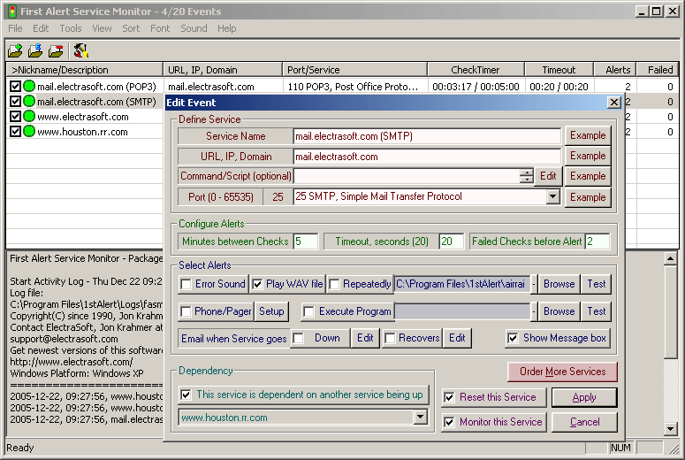  First Alert Service Monitor 11.04.01