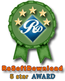 RoSoft Downloads award.
