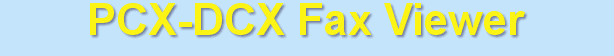 PCX-DCX Fax Viewer